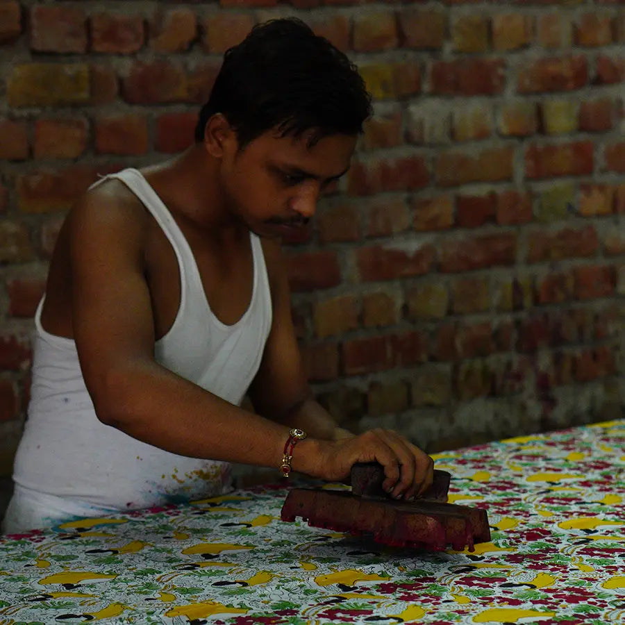 The Art of Hand Block Printing with Eco-Friendly Dyes