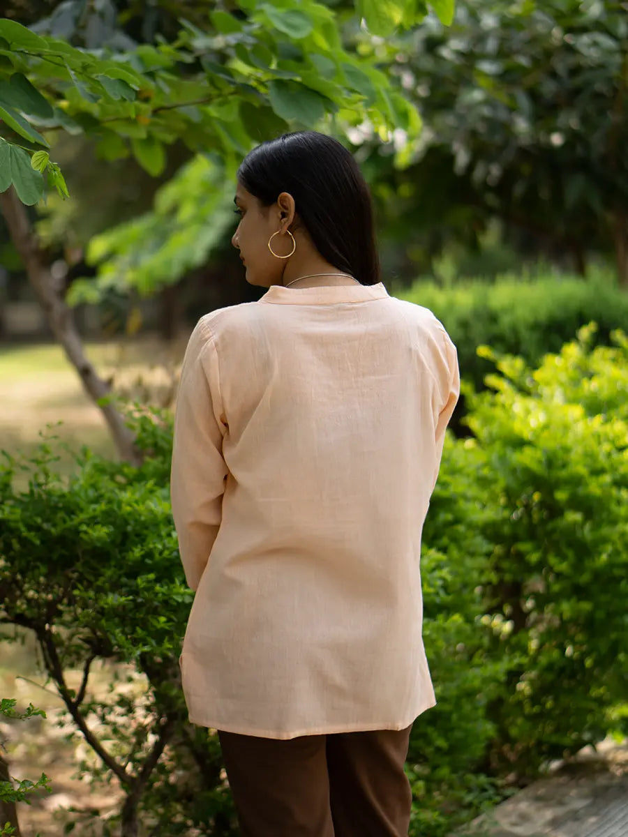 Mushroom Cotton Short Kurta